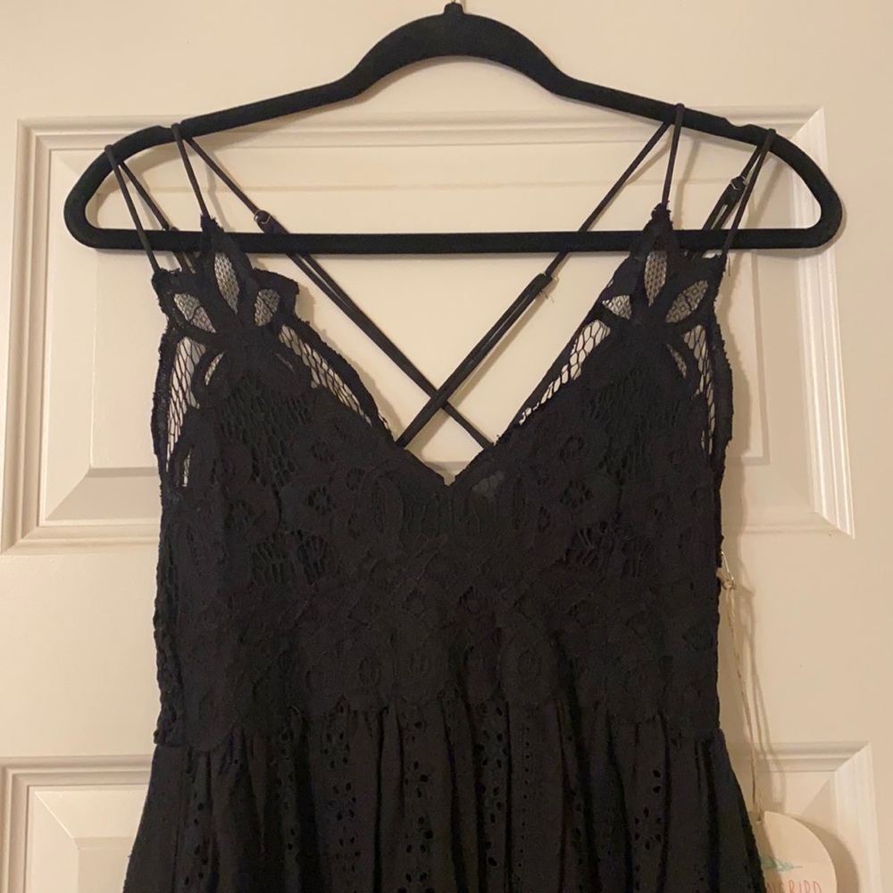 Black Lace Bralette Dress